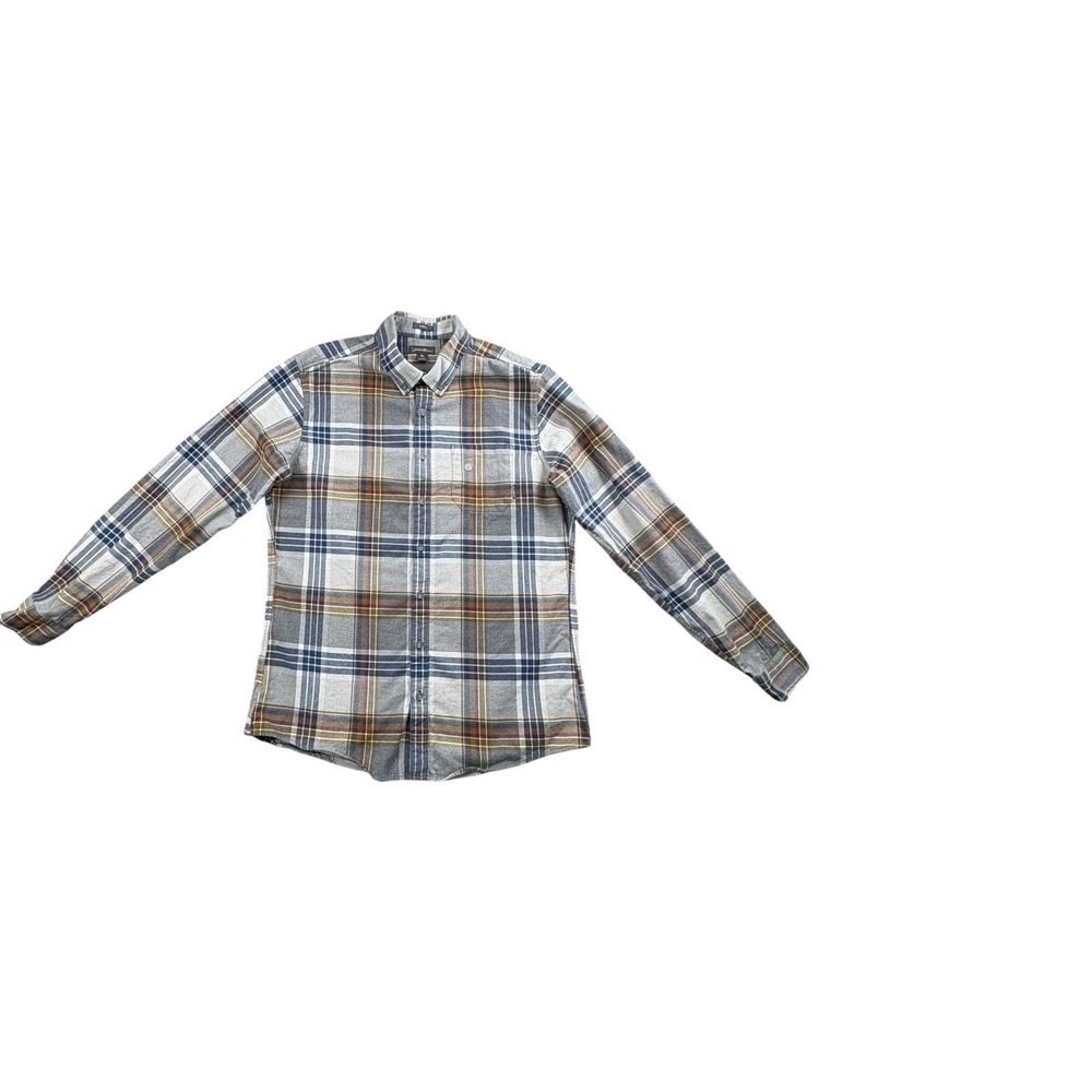 Eddie Bauer Classic Fit Plaid Flannel Shirt Men's Tall Large TL Cotton